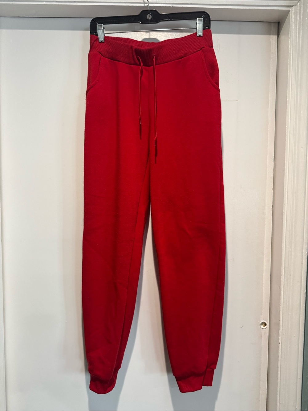 True Rock women's sweatpants pockets joggers loungewear red size XL